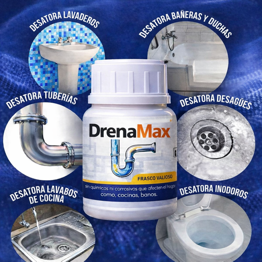 DrenaMax® La solución rápida para destapar pias, baños y tuberías y eliminar insectos en casa